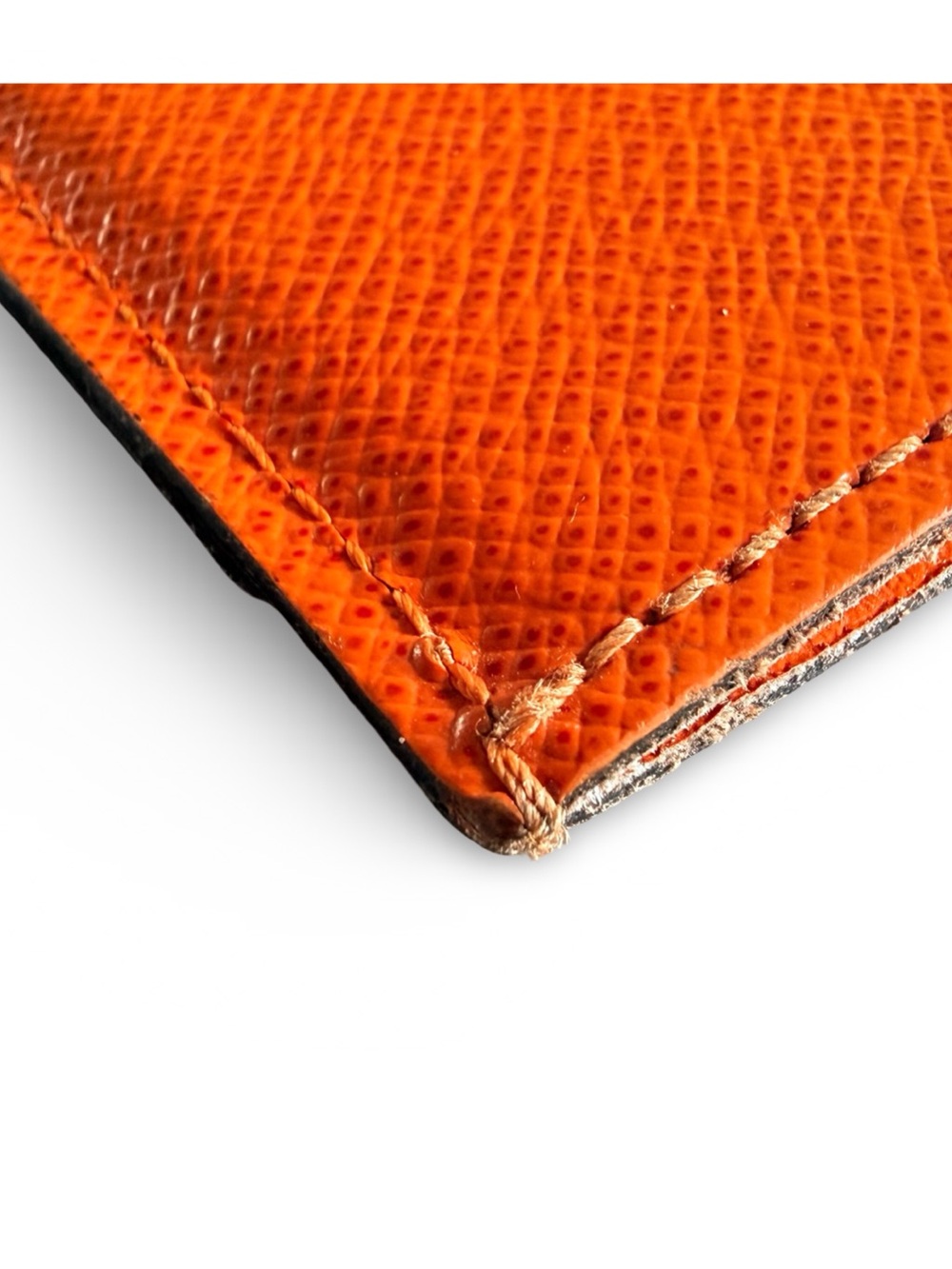 Louis Vuitton Calfskin Jeanne Wallet Insert Card Holder - Piment Orange - Picture 6 of 9